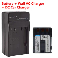 7.4v Battery + Home&amp;Car Charger for Canon NB-2L 2LH BP-2L5 BP-2LH E160814 CB-2LE CB-2LT
