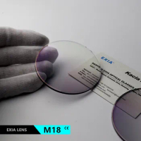 EXIA M18 Light Color Gradient Grey MR-8 1.61 Index SPH 0.00 Eyewear Lenses UV400