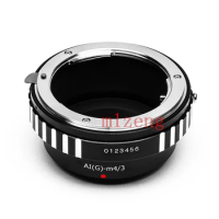 AI(G)-M43 adapter ring for nikon G mount Lens to olympus panasonic M4/3 G9 GH5 GF7 GM5 GX9 GX85 GX850 EM5 EM10 EPL6 camera