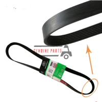 Ribs Rubber Belt Automobile Belt Fit For Gates Model 7PK1150/1245/1260 Rubber Transmission Belt| Automoblie| Industrial