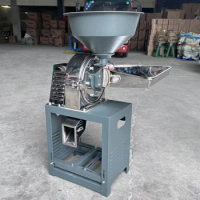 With Motor Grain Grinder Mill Flour Soybeans Mill Herb Wheat Grain Grinder Coffee Cereal Flour Powder Crusher