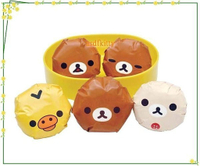 asdfkitty*日本製 懶懶熊/拉拉熊懶妹小雞圓球飯糰包裝紙-方便拿取食用-正版商品