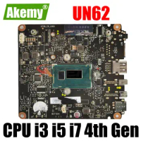 UN62 Motherboard i3-4th Gen i5-4th Gen i7-4th Gen CPU for ASUS VivoMini UN62-i5M4S128 UN62 UN42 Mini Vivo PC Computer Mainboard