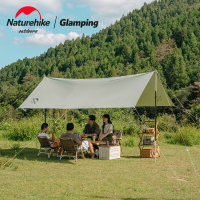 Naturehike挪客棉布方形天幕遮陽棚戶外露營野營大空間防曬涼棚