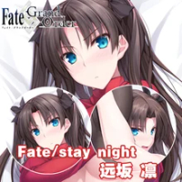 59" Anime Fate/stay night Dakimakura Rin Tohsaka Hugging Body Pillow Case Cover