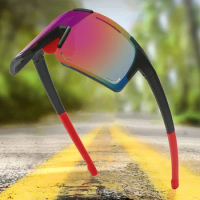 Photochromic Cycling Sunglasses UV Protection Windproof Glasses For Men Women Polarized Lens Road Riding Bike Sunglasses Eyewear