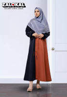 RABBANI Rabbani - Gamis Dress Muslim Wanita Dreslim Furiz Exclusive Navy
