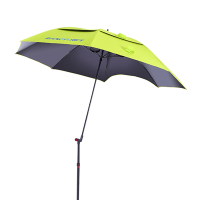 LGS 高級碳素雙層傘2M 黑膠防曬 遮陽傘 釣魚傘 戶外傘 露營傘 防曬傘