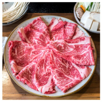 【漢克嚴選】澳洲和牛M9+火鍋燒烤肉片3盒組(150g±10%/盒)