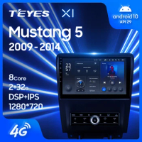TEYES X1 For Ford Mustang V S-197 2009 - 2014 Car Radio Multimedia Video Player Navigation GPS Android 10 No 2din 2 din dvd