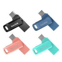 SanDisk Ultra Dual Drive Go USB 3.1 Type-C Flash Drive 32GB 64GB 128GB 256GB 512GB OTG 2-in-1 U Disk SDDDC3 USB Memory Stick