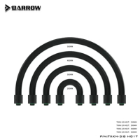 Barrow AIO Soft Pipe Fitting Kit Connector Rotatable EPDM Hose Liquid cooling pc Water Cooling Used 20-50cm TXKN-3/8H01T