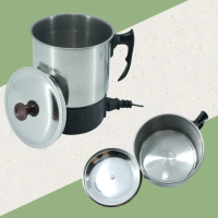 Berkualitas! Mug Listrik Teko Listrik Pemanas Air Mug Elektrik-FL - 13 Cm