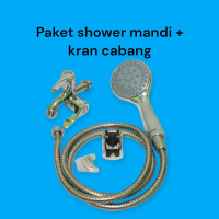 Shower mandi + kran cabang - shower mandi shower sistem