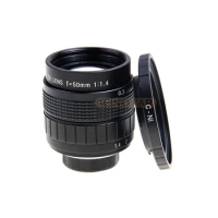 FUJIAN 50mm f/1.4 C Mount CCTV F1.4 Lens + C-N1 Macro Ring for Nikon 1 S2 J5 J4 J3 J2 V1 V2 V3 N1 AW1