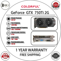 Card đồ họa GeForce GTX 750 Ti 2GB GDDR5 OC V2 màu sắc nổi bật cho máy tính để bàn, hiệu năng chơi g