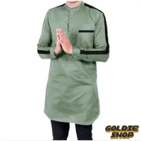 Goldie Shop Baju Koko Lengan Panjang Arkanza S - XXL / Baju Koko Super Big SIze / Pakaian Muslim Pri