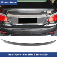 E60 M5 Style Carbon Fiber Spoiler Rear Wing for Bmw E60 5 Series 545i 525i 520i 530i Sedan Car Body 