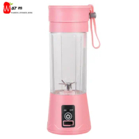 Portable Blenders Personal Juicer With Usb Rechargeable Mini Fruit Juice Mixer For Smoothies Shakes 380ml New Fruit Juicer 2023