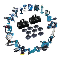 EKIIV China Factory Price 18v 20v 20 in 1Multi Power Tool Electric Drill Reciprocating Saw Tool Jig Saw Cordless Combo Kit Tool