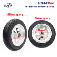 Good Quality 8x2.00-5 Tubeless Tire Wheel Tyre 8*2.00-5 Wheel Hub Pocket Bike MINI Bike Electric Wheelchair Wheel Motor