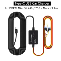 for DDPAI Mini 5 12/24V Type-C USB Car Charger Hard Wire Hardwire Kit for DDPAI Mini 5/ Z40 / Z50 / 