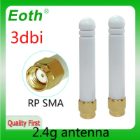 EOTH 1 2pcs 2.4g antenna 3dbi sma female wlan wifi 2.4ghz antene pbx iot module router tp link signal receiver antena high gain