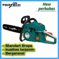mesin potong kayu chainsaw fortech FT 7800 bar 22 inc laser tip