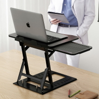 站立式升降支架 站立式電腦桌可折疊增高桌面升降工作台行動桌上桌筆電辦公支架【HZ64291】