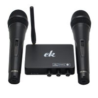K2 Android   PC Home K Mini Karaoke Echo Mixer System Digital Sound Audio Mixer Singing Machine   2 Wireless Microphone