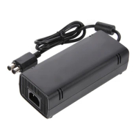 100pcs a lot Wholesale AC Power Adapter for Xbox 360 Slim (US Plug)