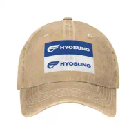 Hyosung Corporation Logo Fashion quality Denim cap Knitted hat Baseball cap