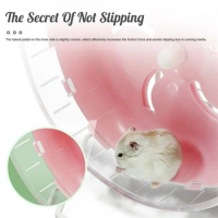 C Hamster Sport Running Wheel Rat Small Mice Silent Jogging Hamster Gerbil Exercise Play Toys Brackets Accessories