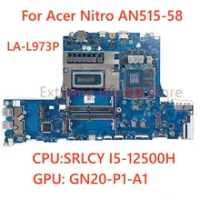 HH514 LA-L973P Mainboard For Acer Nitro AN515-58 Laptop Motherboard CPU SRLCY I5-12500H GPU GN20-P1-A1 4G DDR4 mainboard