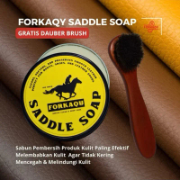 FORKAQY Saddle Soap Leather | 100 gram | Sabun Pembersih Pencuci Bahan Kulit Sepatu Jaket Tas Dompet