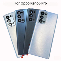 New Back Glass For Oppo Reno6 Pro Snapdragon / Reno 6 Pro Plus Reno6 Pro+ CPH2247 Back Battery Cover Rear Door Case Housing