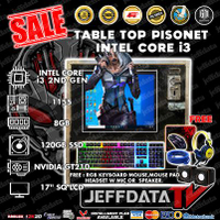 Tariff war adjusting inventory TABLE TOP PISONET PACKAGE UNIVERSAL COINSLOT INTEL CORE i3 2ND GEN 8G