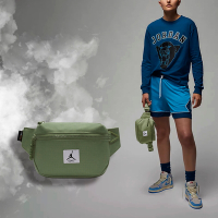 Nike 包包 Jordan CORDURA  男女款 綠 白 腰包 側背 斜背 肩背 抗撕裂 喬丹 飛人 JD2333002AD-002
