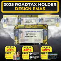 TBF 2025 Gold Stamping Islamic Acrylic Car Model Roadtax Holder Road Tax Cover small size Kereta Reu