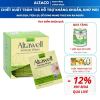 【Hiệu quả nhanh】 Altawell Khăn Ướt Vệ Sinh Vùng Kín Phụ Nữ Altawell Intimate Dành Cho Mẹ Bầu Giúp 20