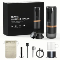 Portable Coffee Machine for Car Expresso Maker Nespresso Dolcegusto Capsule Espresso Machine Coffee Powder for Travel and Picnic