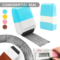 Security Roller Stamp Identity Protection Roller Stamp Privacy Seal Roller Eliminator Seal Portable Self-Inking Identity Theft