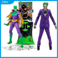 Original McFarlane The Joker The Deadly Duo Gold Label Limited Edition Jokerized Batgirl Figure Action Toy Model Figure