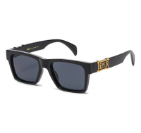 Locs Lowrider Square Frame Sunglasses in Bulk Rich Veterano LOC 91323 BK