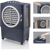 Honeywell Powerful 1062 CFM Outdoor Portable Evaporative Cooler with Fan, Long-Lasting Honeycomb Pads on 3 Sides &amp; Copper