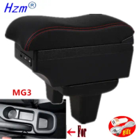 LHD For MG MG3 armrest box For Morris Garages MG3 car center console armrest modification accessories