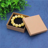 24pcs/lot 9x9cm Kraft Gift Boxes Jewelry Packaging Necklaces Bracelets Box Square Box Exquisite Jewelry Wholesale Can print Logo