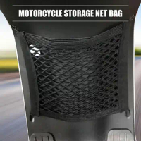 Motorcycle Luggage Net Hook Hold Bag Cargo Bike Scooter Mesh Storage Bag Motorcycle Storage Net Trunk Bag Car Interior Organizer