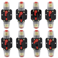 30A-150A Power Self-recovery Circuit Breaker, Car Audio Conversion Protection, Disconnect Fuse Holder 12V-24V DC
