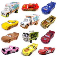 Disney Pixar Cars 3 Thunder party Lightning Mcqueen 1:55 Dr Damage Arvy Metal die-casting Vehicle Model Toy Christmas Kids Gift